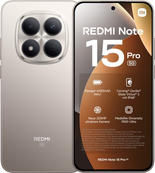 گوشی موبايل شیائومی مدل Redmi Note 15 Pro 4G ظرفیت 256 گیگابایت رم 8 گیگابایت