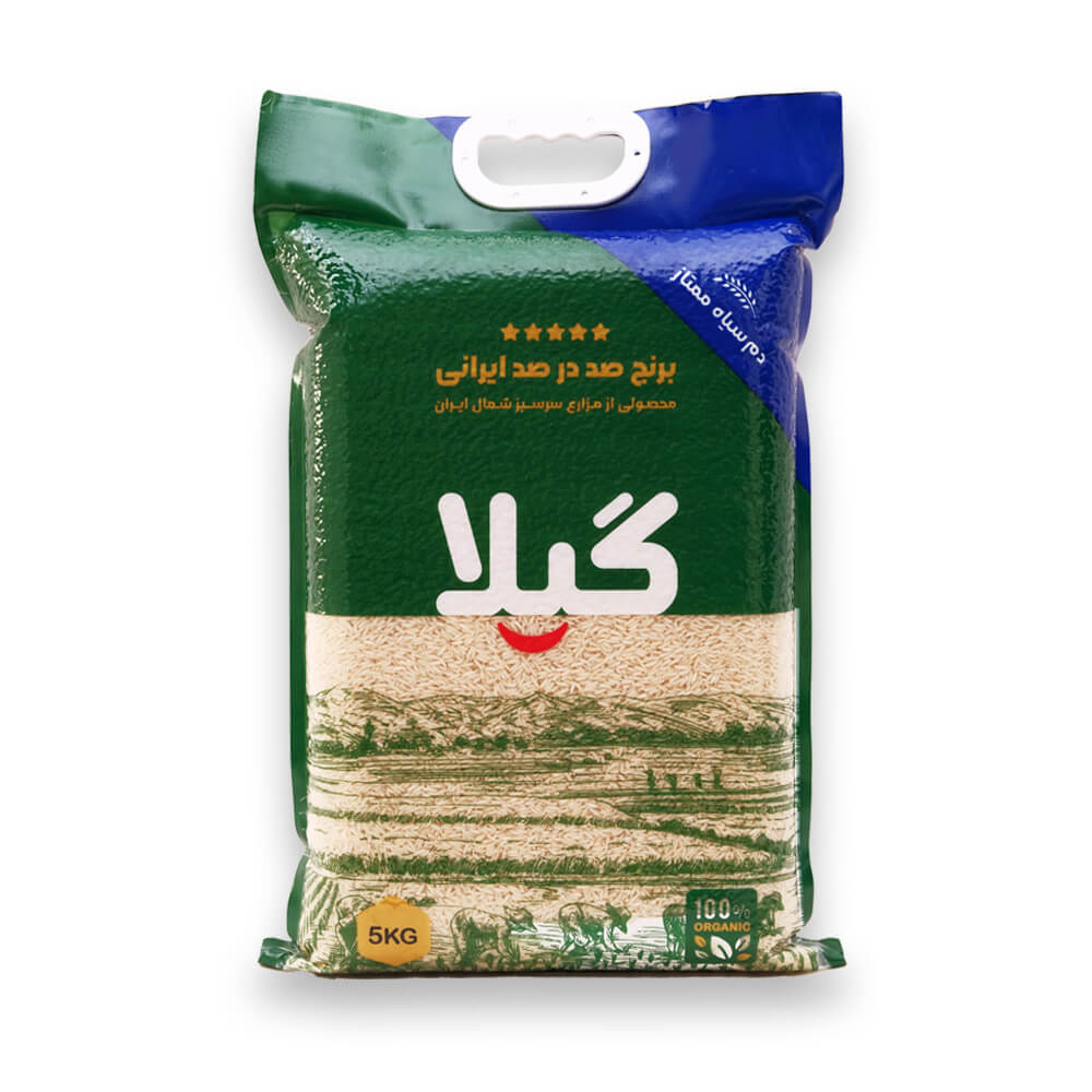 برنج دم سیاه 5 کیلوگرمی گیلا