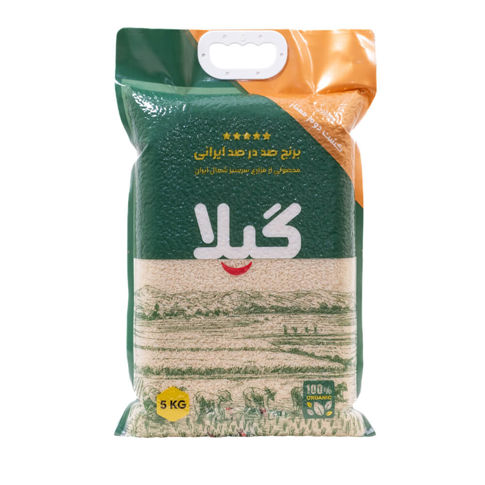 برنج کشت دوم 5 کیلوگرمی گیلا